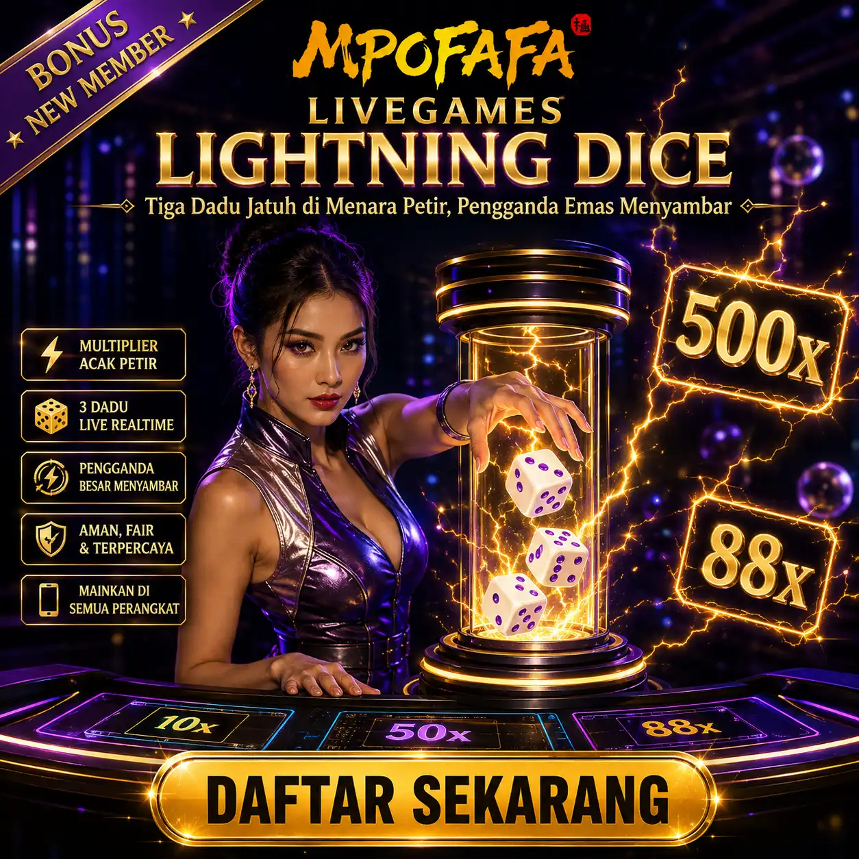 MPOFAFA Livegames Lightning Dice